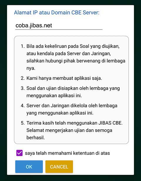 JIBAS CBE Android Client